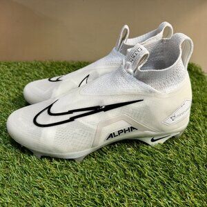 Nike Alpha Menace Elite 3 Flyknit Football Pure Platinum CT6648-109 Mens NEW